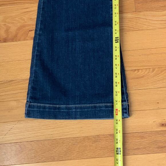 Judy Blue High Waist Classic Contrast Flare Denim for Tall Women - Picture 4 of 6